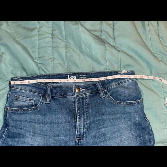 SIZE 12M WOMENS Lee JEANS Regular‎ Straight Leg Mid-Rise - Picture 6 of 7